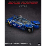 BLADE RUNNER 2049 DECKARD'S POLICE SPINNER DIE CAST 10CM FIGURE THREEZERO