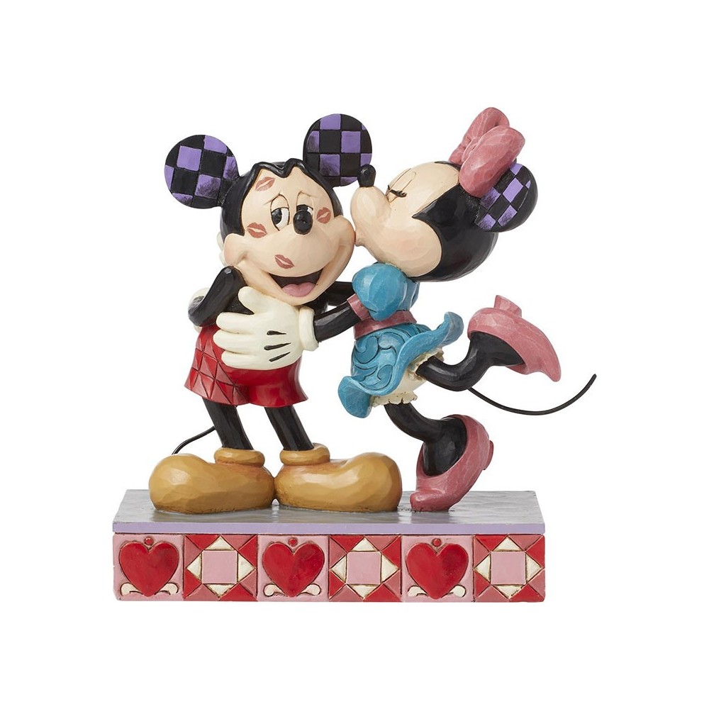 MICKEY E MINNIE INNAMORATI STATUA FIGURE ENESCO