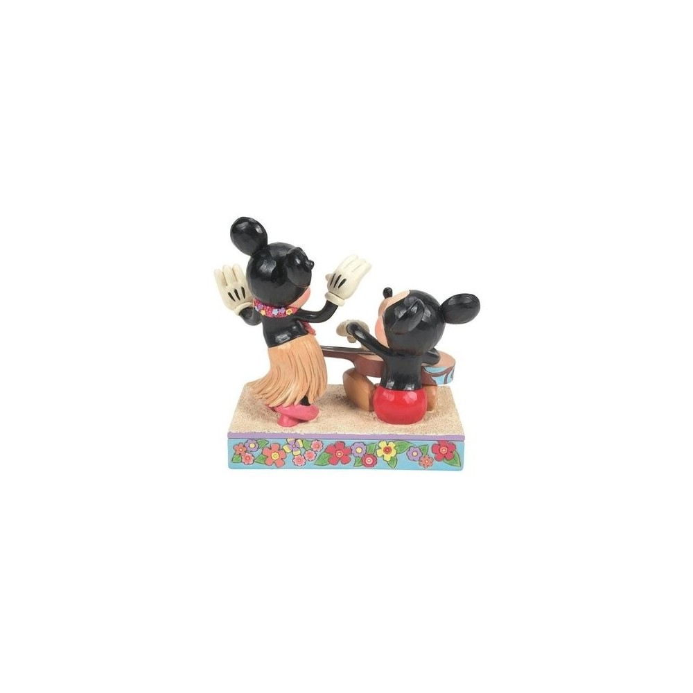 MICKEY E MINNIE HAWAII STATUA FIGURE ENESCO