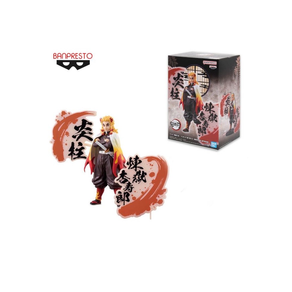 BANDAI DEMON SLAYER CRANENKING KYOJURO RENGOKU STATUE FIGURE