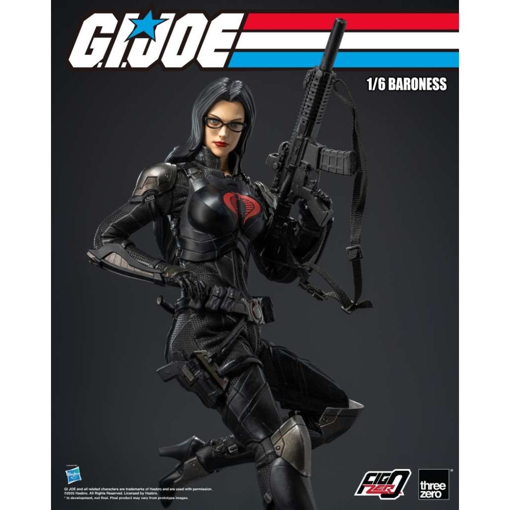 THREEZERO G.I. JOE BARONESS FIGZERO 1/6 SCALE ACTION FIGURE