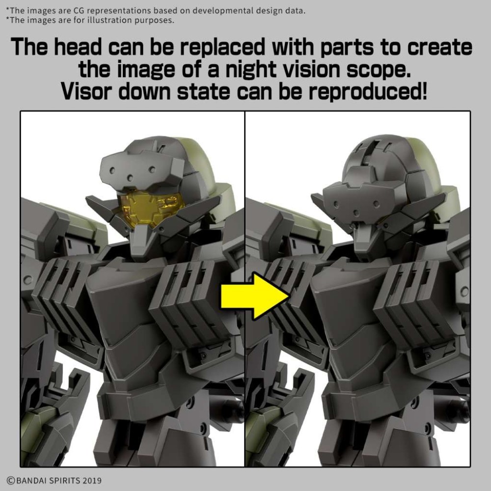 BANDAI 30MM EEXM-40 IGLIGHT 02 1/144 MODEL KIT