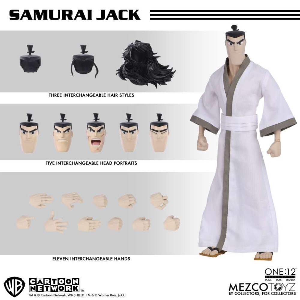 SAMURAI JACK ONE:12 COLLECTIVE ACTION FIGURE MEZCO TOYS