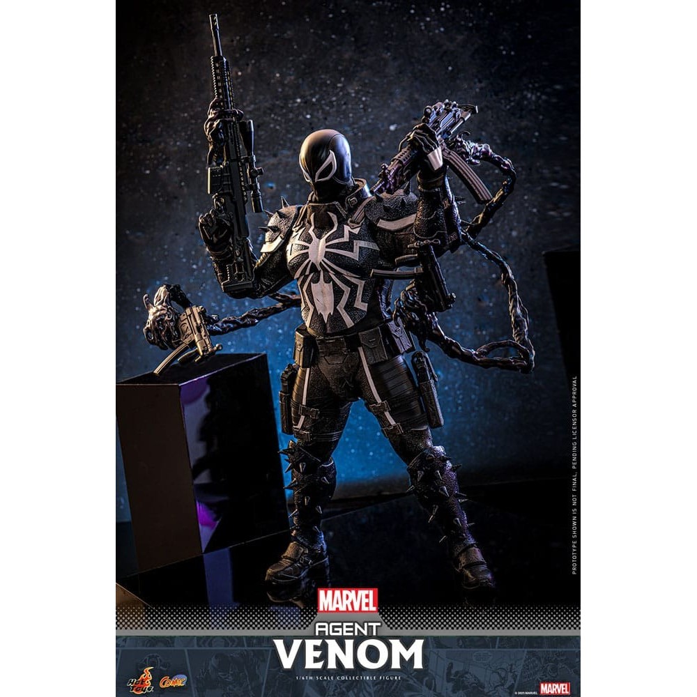MARVEL COMICS AGENT VENOM 1/6 ACTION FIGURE HOT TOYS