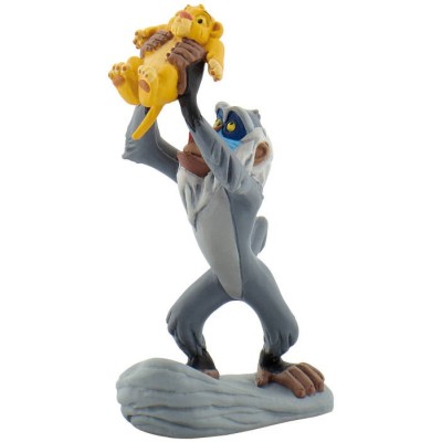 DISNEY IL RE LEONE RAFIKI E PICCOLO SIMBA MINI FIGURE BULLYLAND