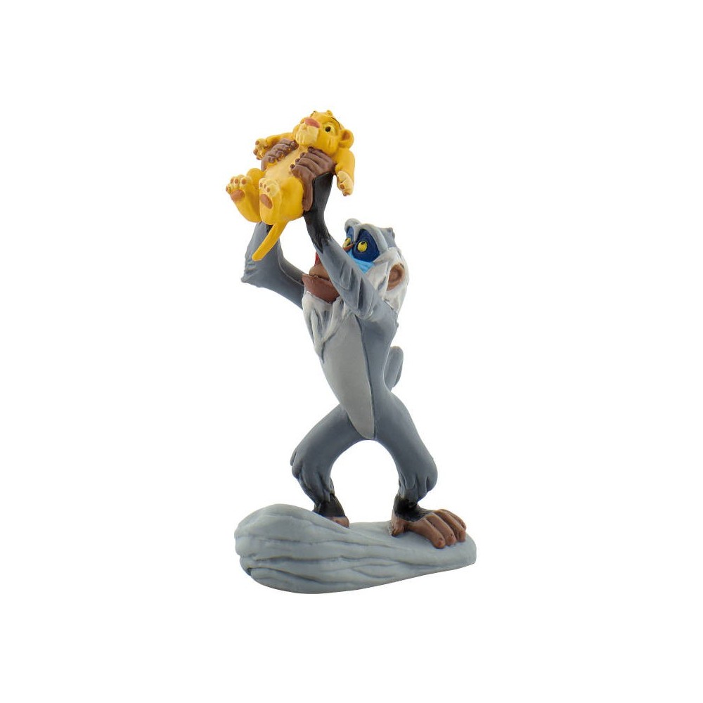 DISNEY IL RE LEONE RAFIKI E PICCOLO SIMBA MINI FIGURE BULLYLAND
