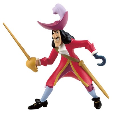 DISNEY PETER PAN CAPITAN UNCINO MINI FIGURE BULLYLAND