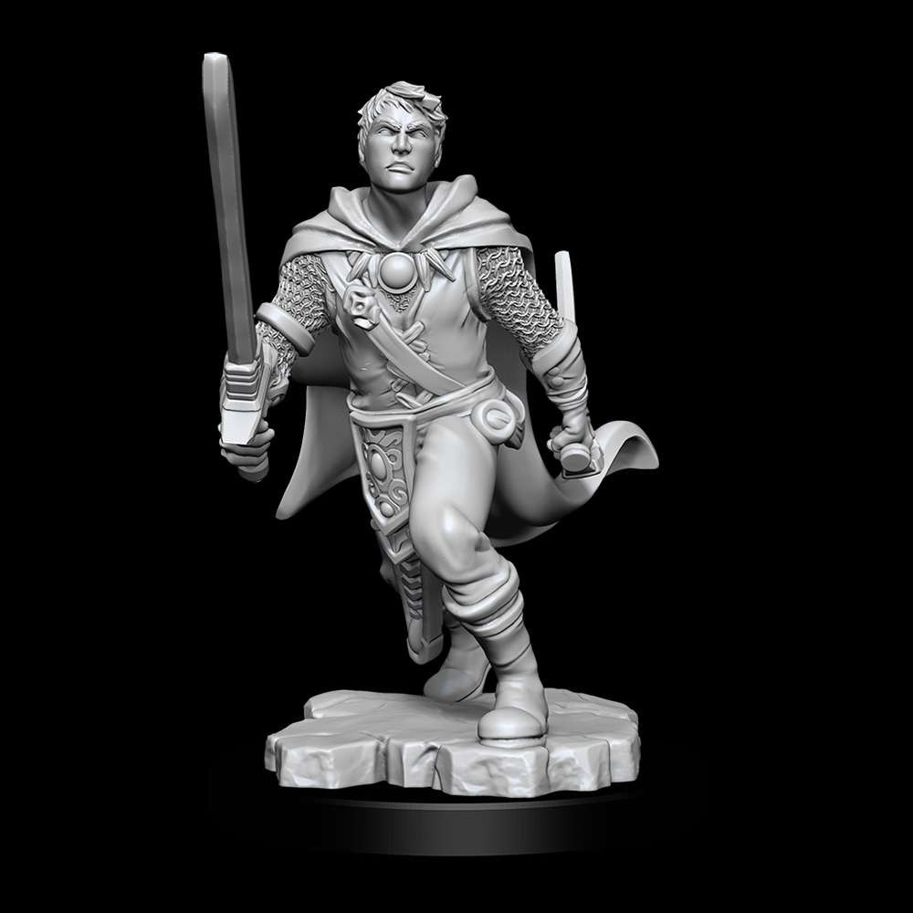 WIZKIDS DUNGEONS AND DRAGONS NOLZUR'S HUMAN RANGER 2X MINIATURES