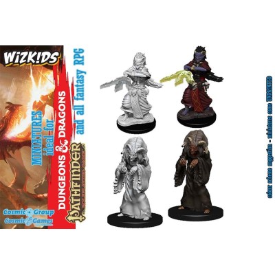 DUNGEONS AND DRAGONS NOLZUR'S NIGHT HAG AND DUSK HAG 2X MINIATURE WIZKIDS