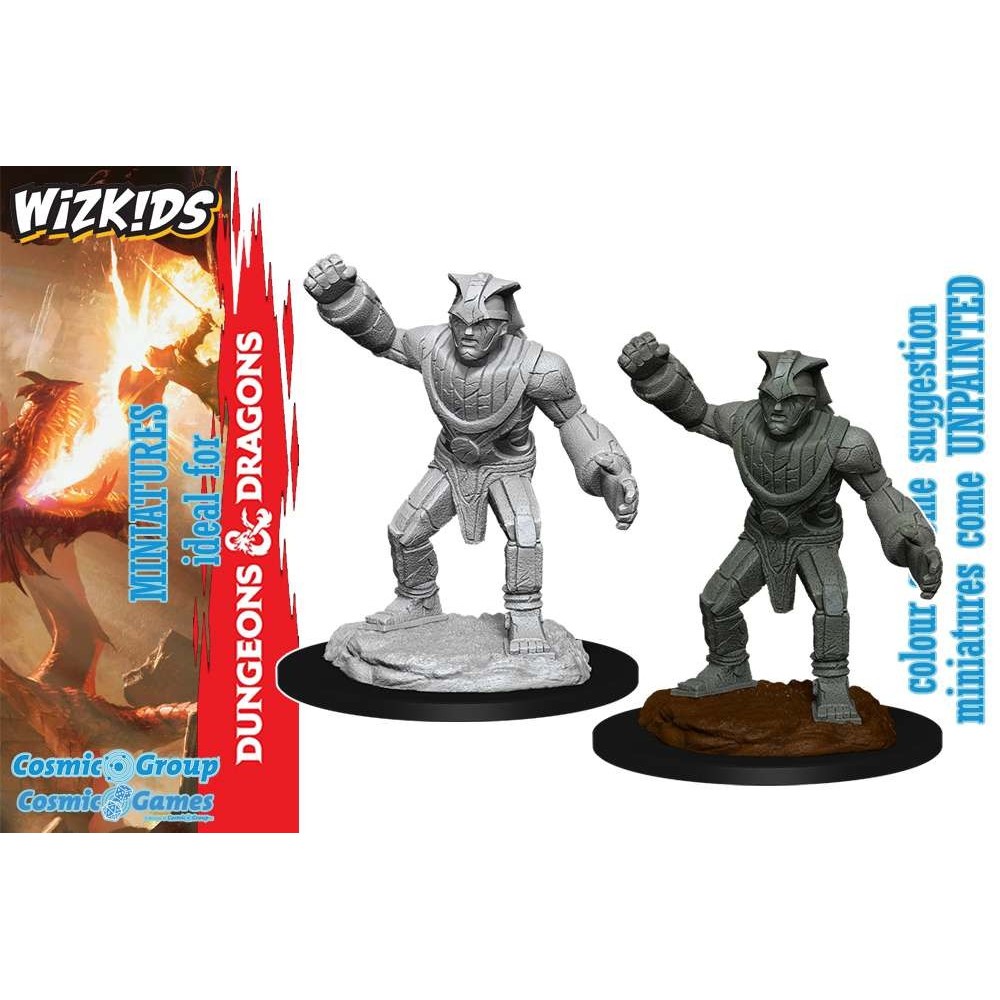 DUNGEONS AND DRAGONS NOLZUR'S STONE GOLEM MINIATURE WIZKIDS
