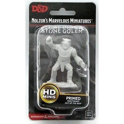 DUNGEONS AND DRAGONS NOLZUR'S STONE GOLEM MINIATURE WIZKIDS