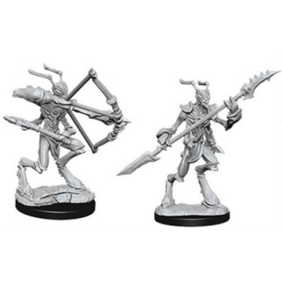 DUNGEONS AND DRAGONS NOLZUR'S THRI-KREEN 2X MINIATURE WIZKIDS