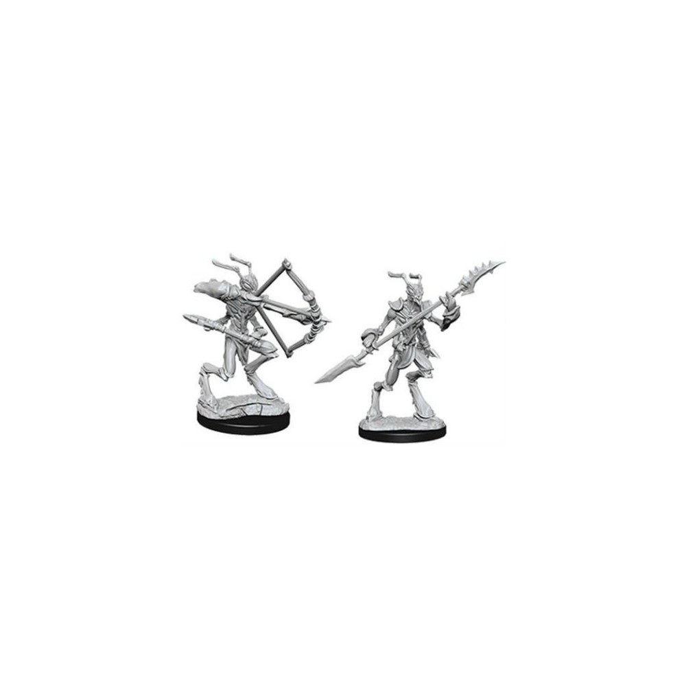 DUNGEONS AND DRAGONS NOLZUR'S THRI-KREEN 2X MINIATURE WIZKIDS