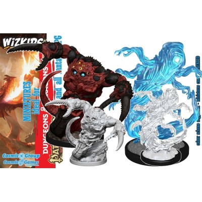 DUNGEONS AND DRAGONS NOLZUR'S TSUCORA QUORI AND HASHALAQ QUORI 2X MINIATURE WIZKIDS