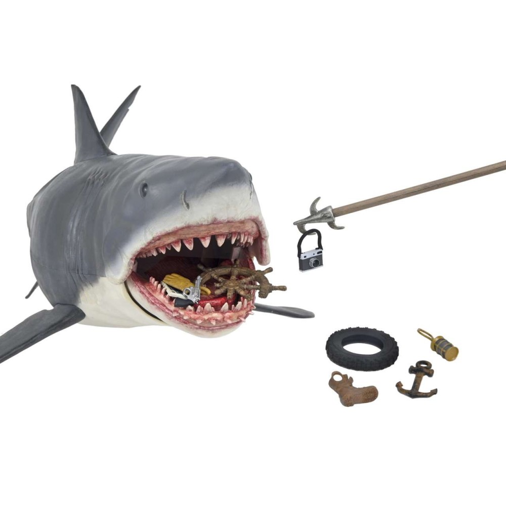 THE GAME OF JAWS LO SQUALO 50TH ANNIVERSARY 12" HEAD TO TAIL ACTION FIGURE NECA