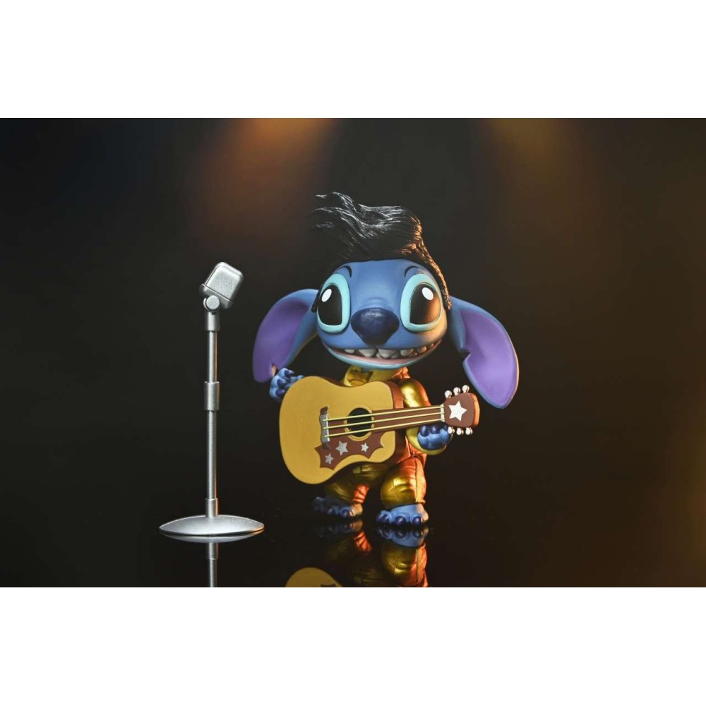 DISNEY LILO & STITCH GOLD SUIT ELVIS STITCH ULTIMATE ACTION FIGURE NECA