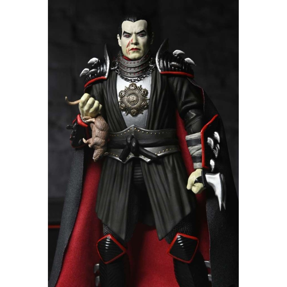 UNIVERSAL MONSTERS X TMNT TEENAGE MUTANT NINJA TURTLES SHREDDER AS DRACULA ACTION FIGURE NECA