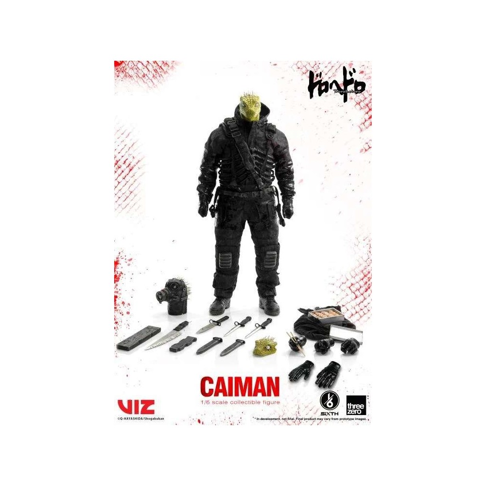 THREEZERO DOROHEDORO CAIMAN 1/6 SCALE COLLECTIBLE FIGURE PVC ACTION FIGURE