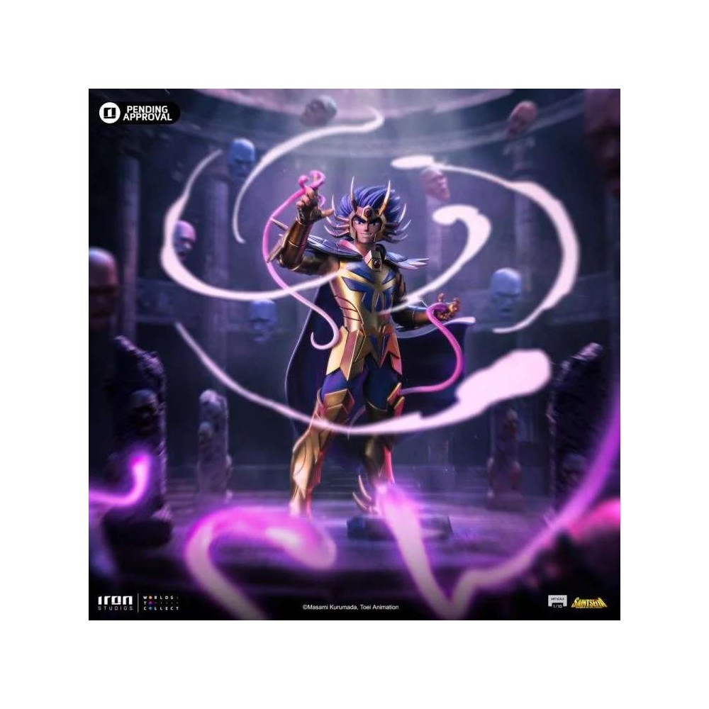 IRON STUDIOS SAINT SEIYA CANCER DEATHMASK ART SCALE 1/10 STATUE