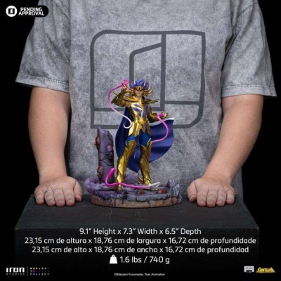 IRON STUDIOS SAINT SEIYA CANCER DEATHMASK ART SCALE 1/10 STATUE