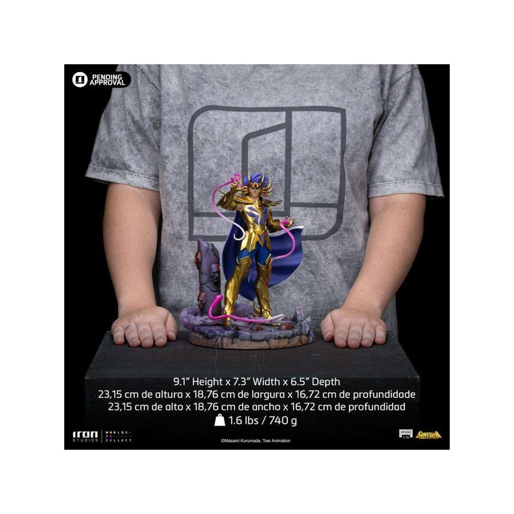 SAINT SEIYA CANCER DEATHMASK ART SCALE 1/10 STATUA FIGURE IRON STUDIOS
