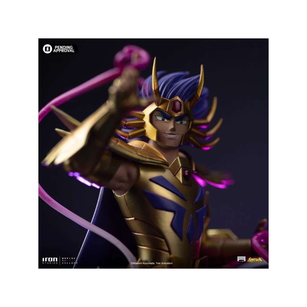 IRON STUDIOS SAINT SEIYA CANCER DEATHMASK ART SCALE 1/10 STATUE