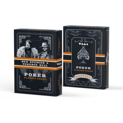 BUD SPENCER AND TERENCE HILL WESTERN POKER PLAYING CARDS MAZZO CARTE OAKIE DOAKIE