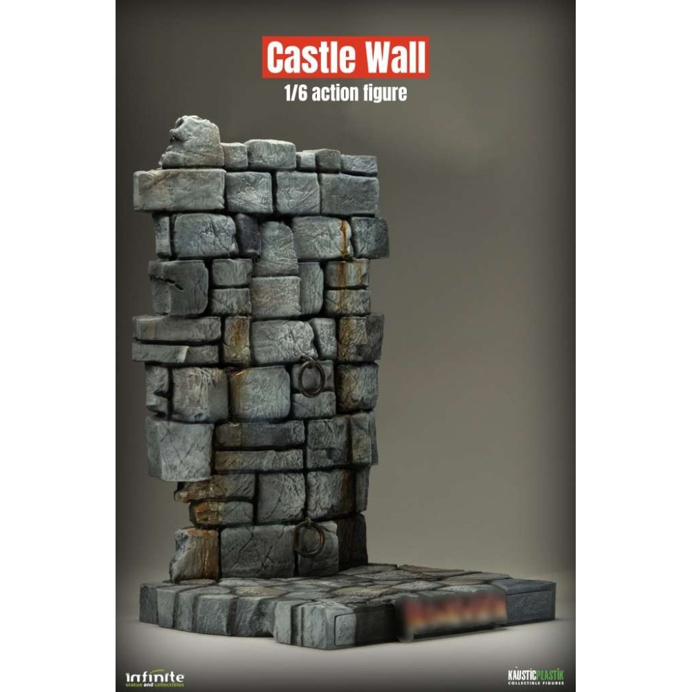 INFINITE STATUE FRANKENSTEIN THE CASTLE WALL 1/6 SCALE DIORAMA
