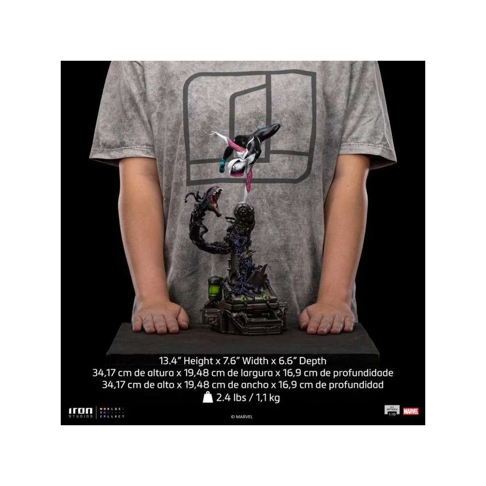 SPIDER-MAN VS VILLAINS GHOST-SPIDER BDS ART SCALE 1/10 STATUA FIGURE IRON STUDIOS