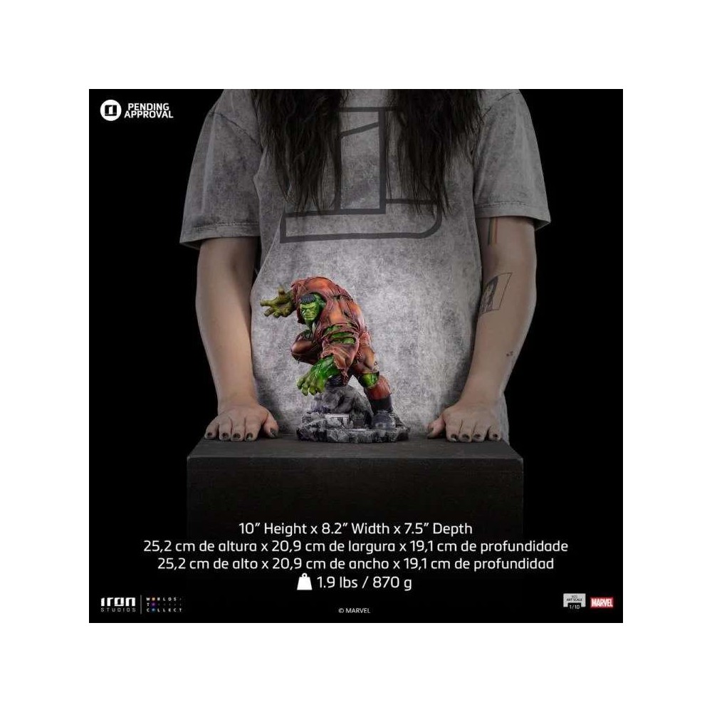 INFINITY GAUNTLET ART SCALE HULK 1/10 STATUA FIGURE IRON STUDIOS