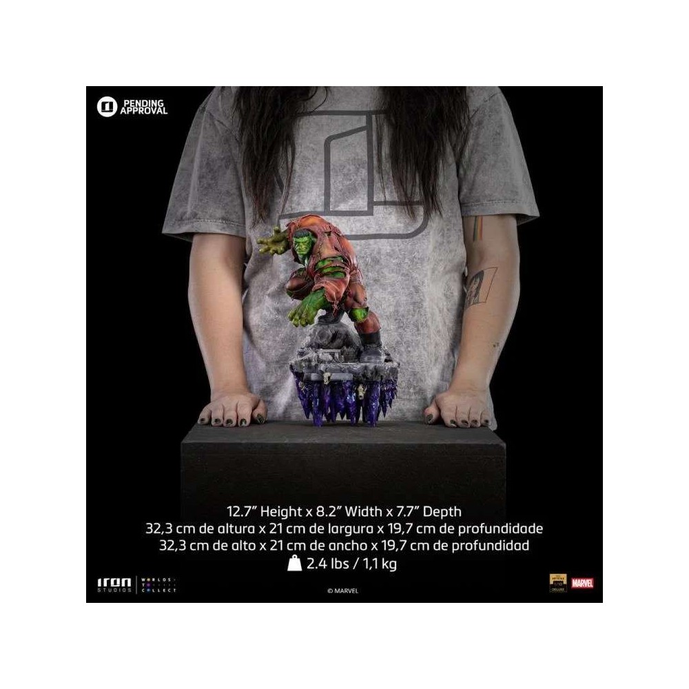 INFINITY GAUNTLET ART SCALE DELUXE HULK 1/10 STATUA FIGURE IRON STUDIOS