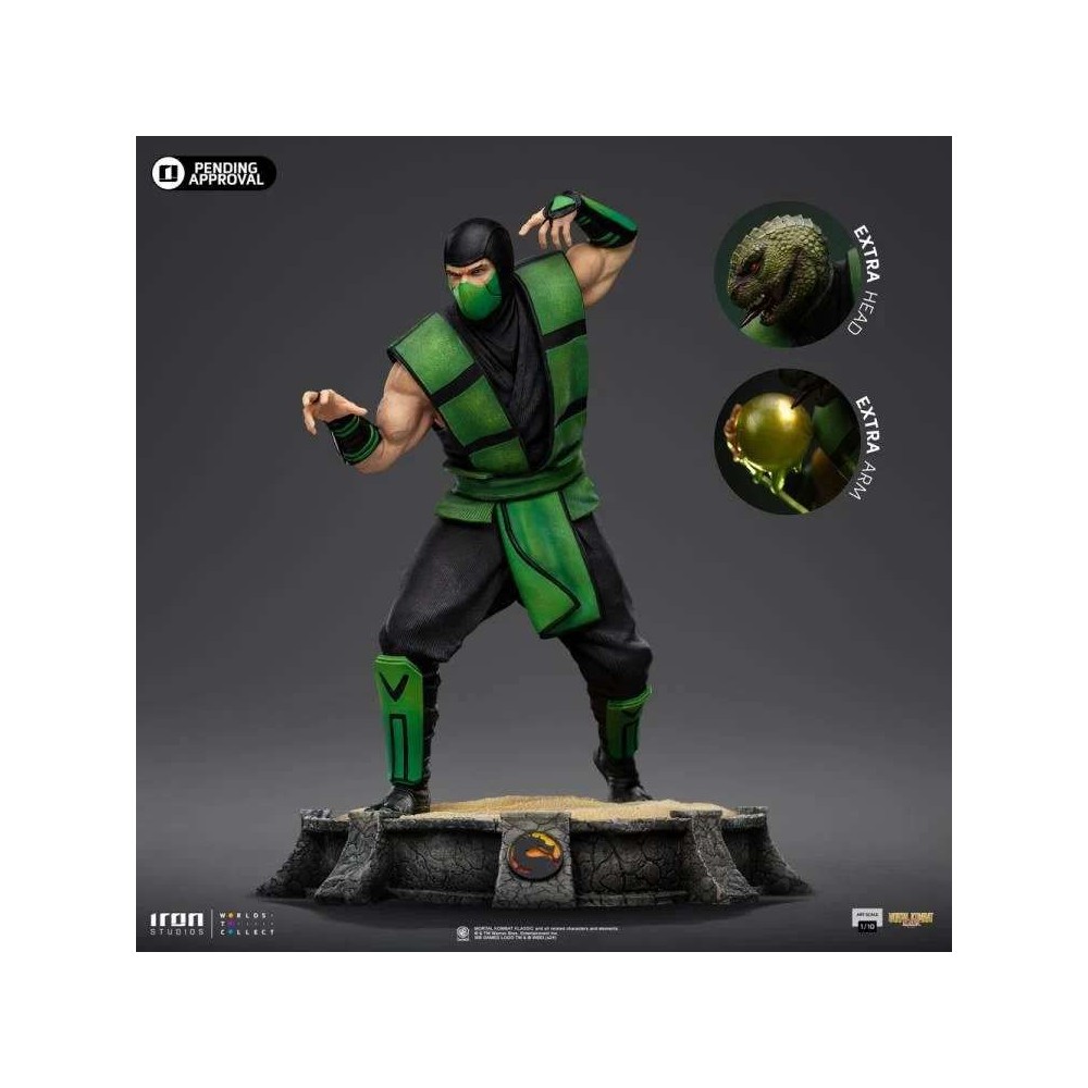 IRON STUDIOS MORTAL KOMBAT REPTILE ART SCALE 1/10 STATUE FIGURE