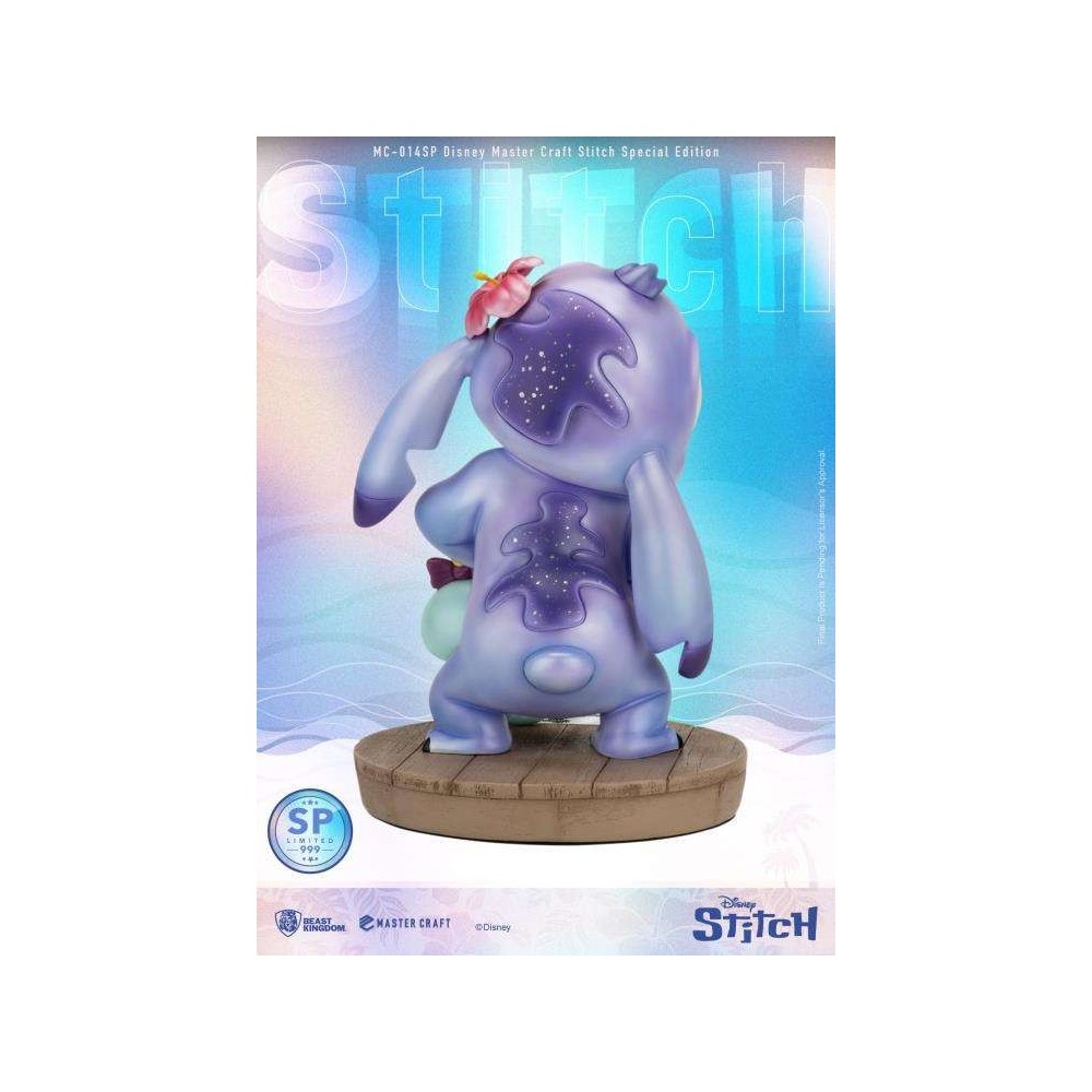 DISNEY STITCH SPECIAL EDITION MASTER CRAFT STATUA 34CM IN RESINA FIGURE BEAST KINGDOM