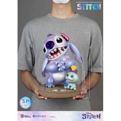 DISNEY STITCH SPECIAL EDITION MASTER CRAFT STATUA 34CM IN RESINA FIGURE BEAST KINGDOM