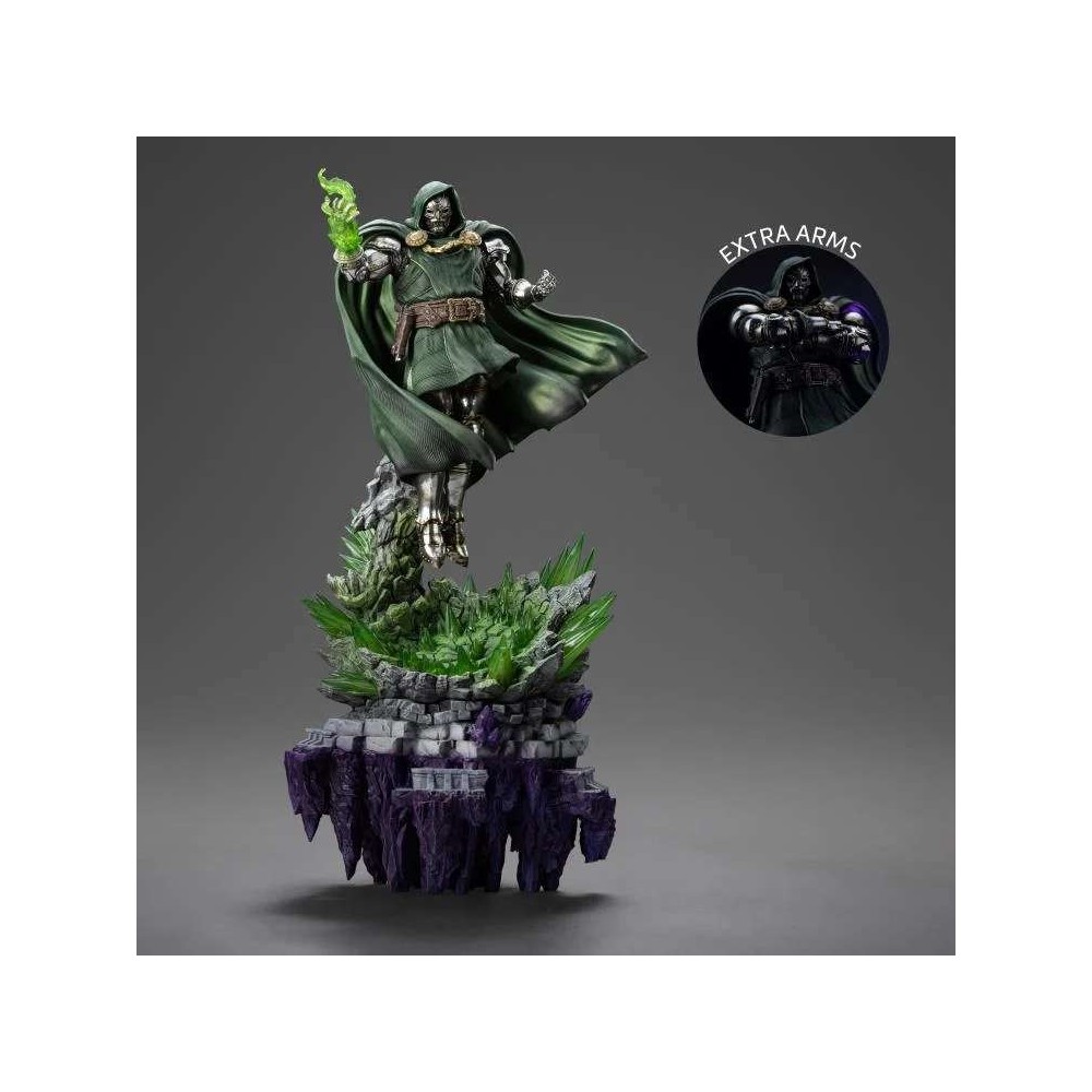 IRON STUDIOS INFINITY GAUNTLET BDS ART SCALE DLX DOCTOR DOOM 1/10 STATUE FIGURE