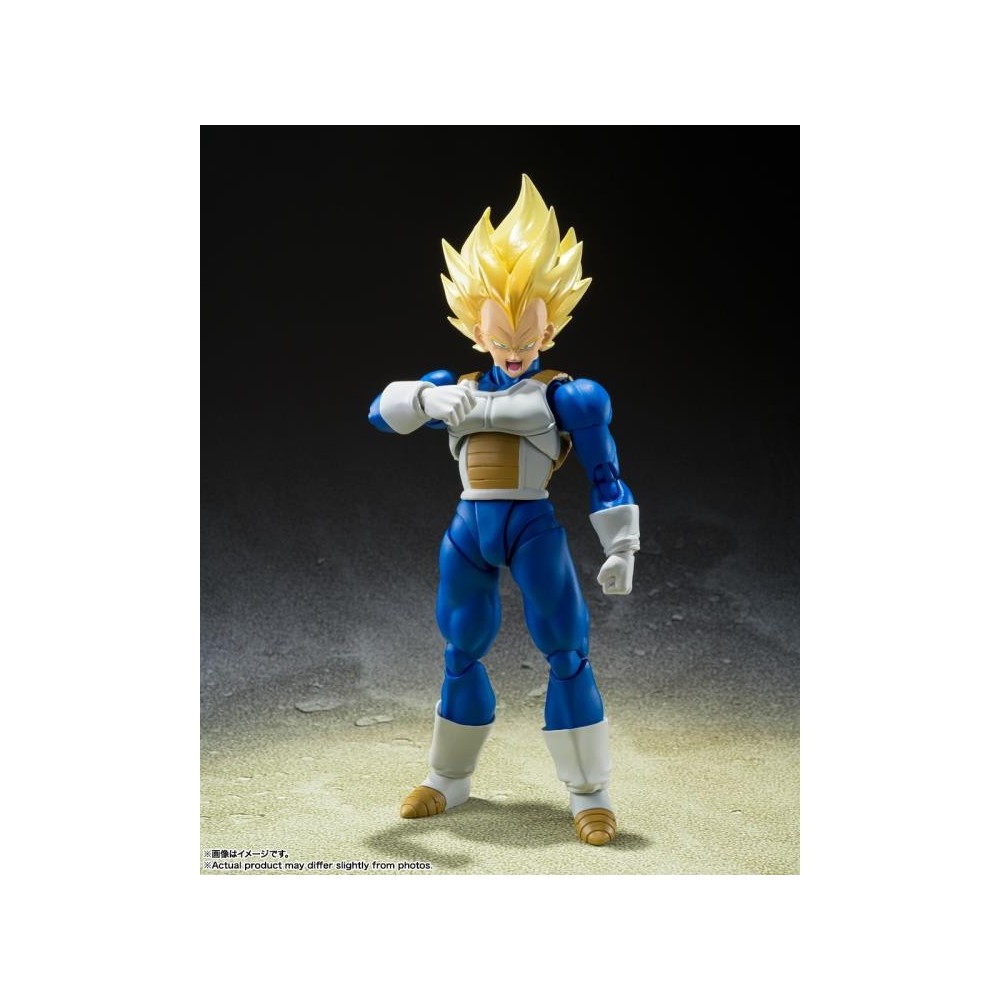 DRAGON BALL Z SUPER SAIYAN VEGETA AWAKENED S.H. FIGUARTS ACTION FIGURE BANDAI