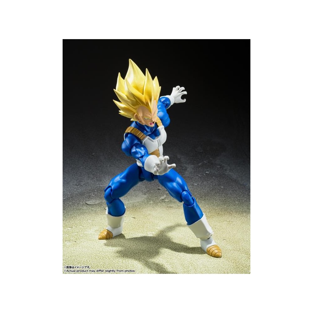 DRAGON BALL Z SUPER SAIYAN VEGETA AWAKENED S.H. FIGUARTS ACTION FIGURE BANDAI