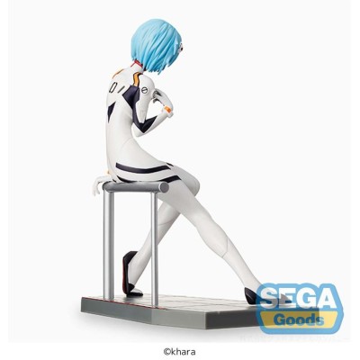 SEGA GOODS REBUILD OF EVANGELION REI AYANAMI STATUE PVC FIGURE