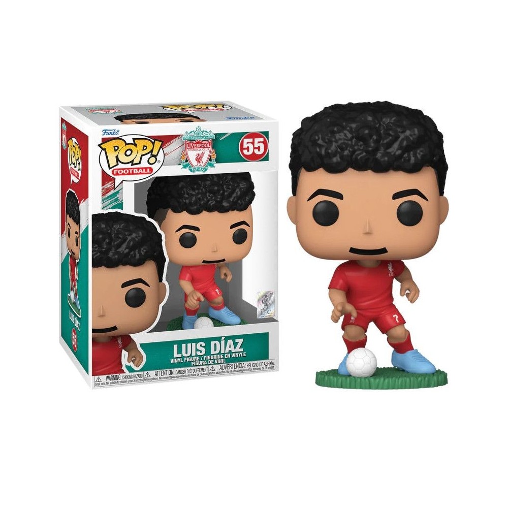 FUNKO POP! LIVERPOOL F.C. LUIS DIAZ BOBBLE HEAD KNOCKER FIGURE FUNKO