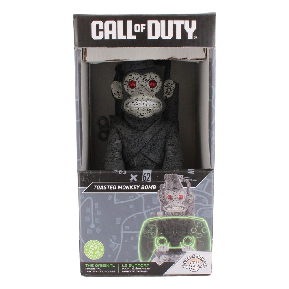 EXQUISITE GAMING CALL OF DUTY TOASTED MONKEY BOMB CABLE GUY STATUE 20CM FIGURE