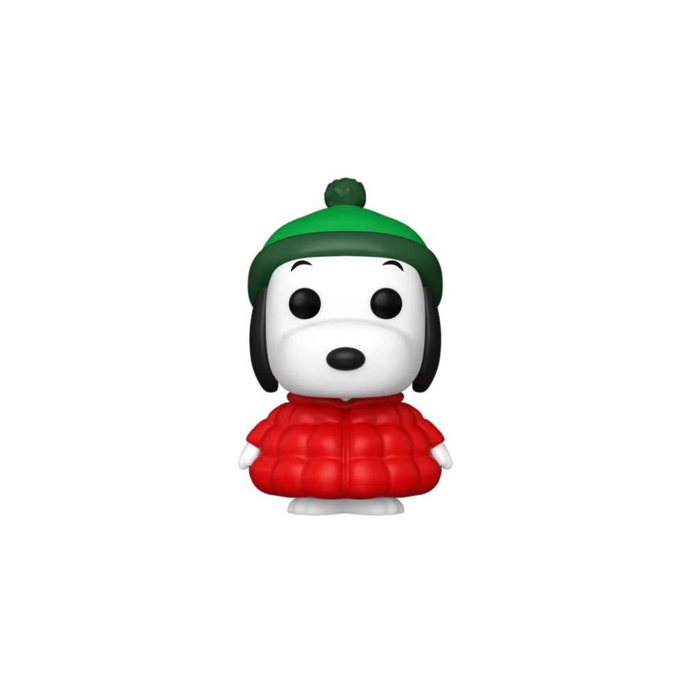 FUNKO POP! PEANUTS SNOOPY WITH COAT BOBBLE HEAD KNOCKER FIGURE FUNKO