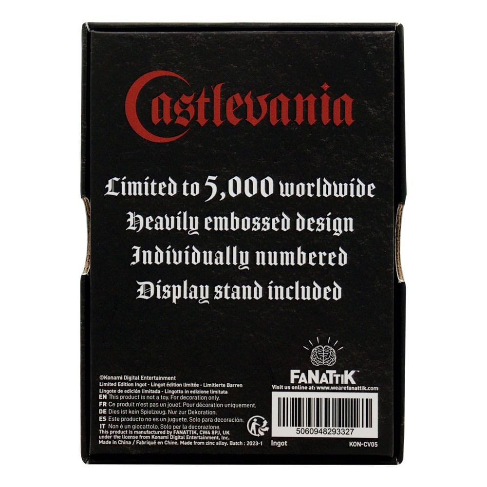 FANATTIK CASTLEVANIA DRACULA INGOT LIMITED EDITION