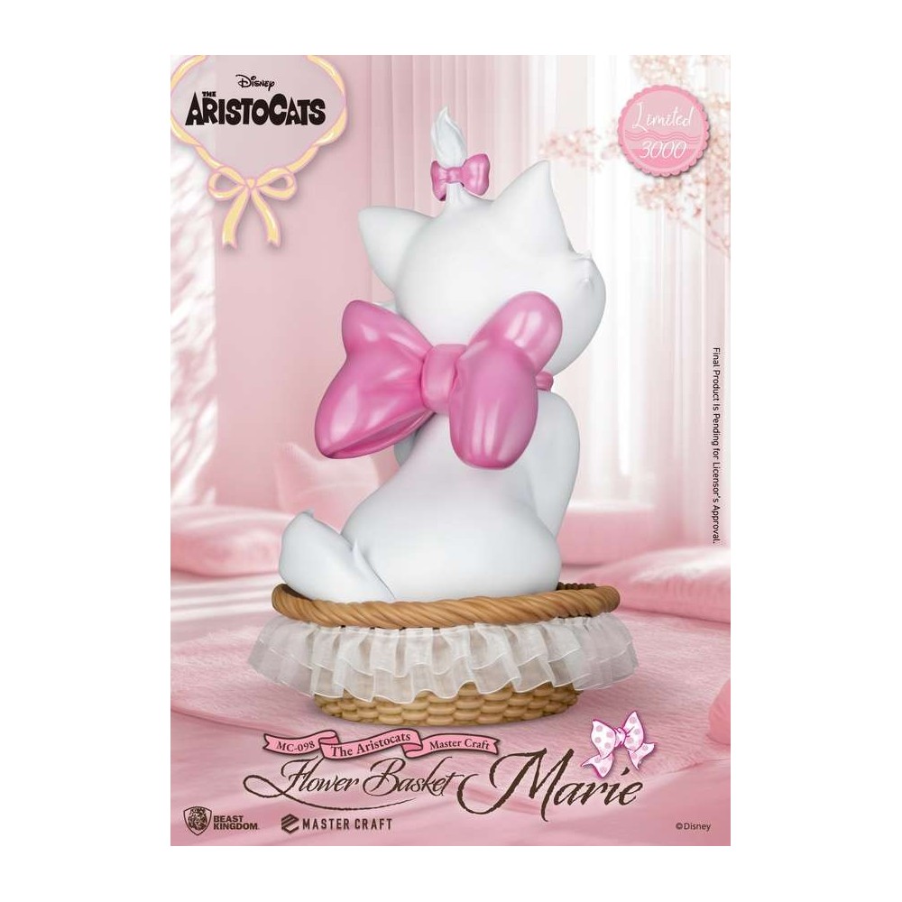 BEAST KINGDOM DISNEY ARISTOCATS FLOWER BASKET MARIE MASTER CRAFT RESIN STATUE FIGURE