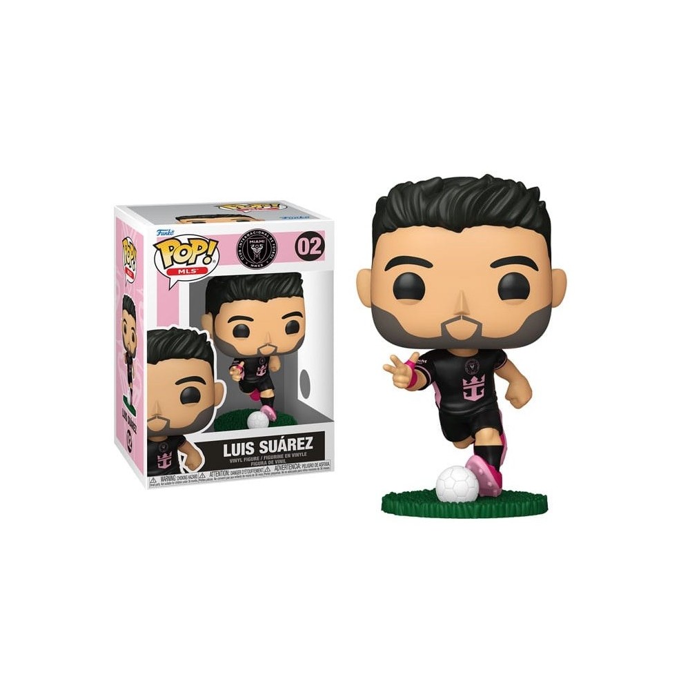 FUNKO FUNKO POP! LUIS SUAREZ MLS INTER MIAMI PVC BOBBLE HEAD FIGURE