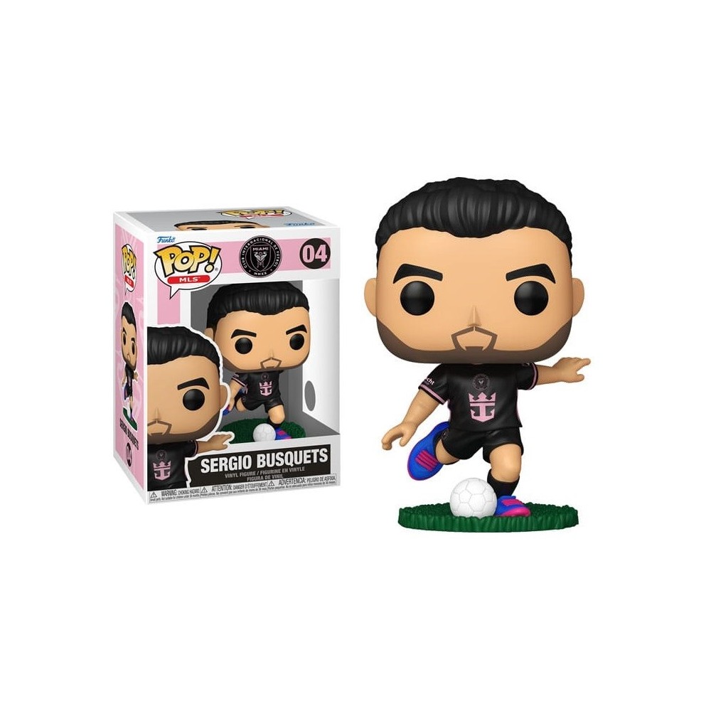 FUNKO POP! MLS INTER MIAMI SERGIO BUSQUETS BOBBLE HEAD FIGURE FUNKO