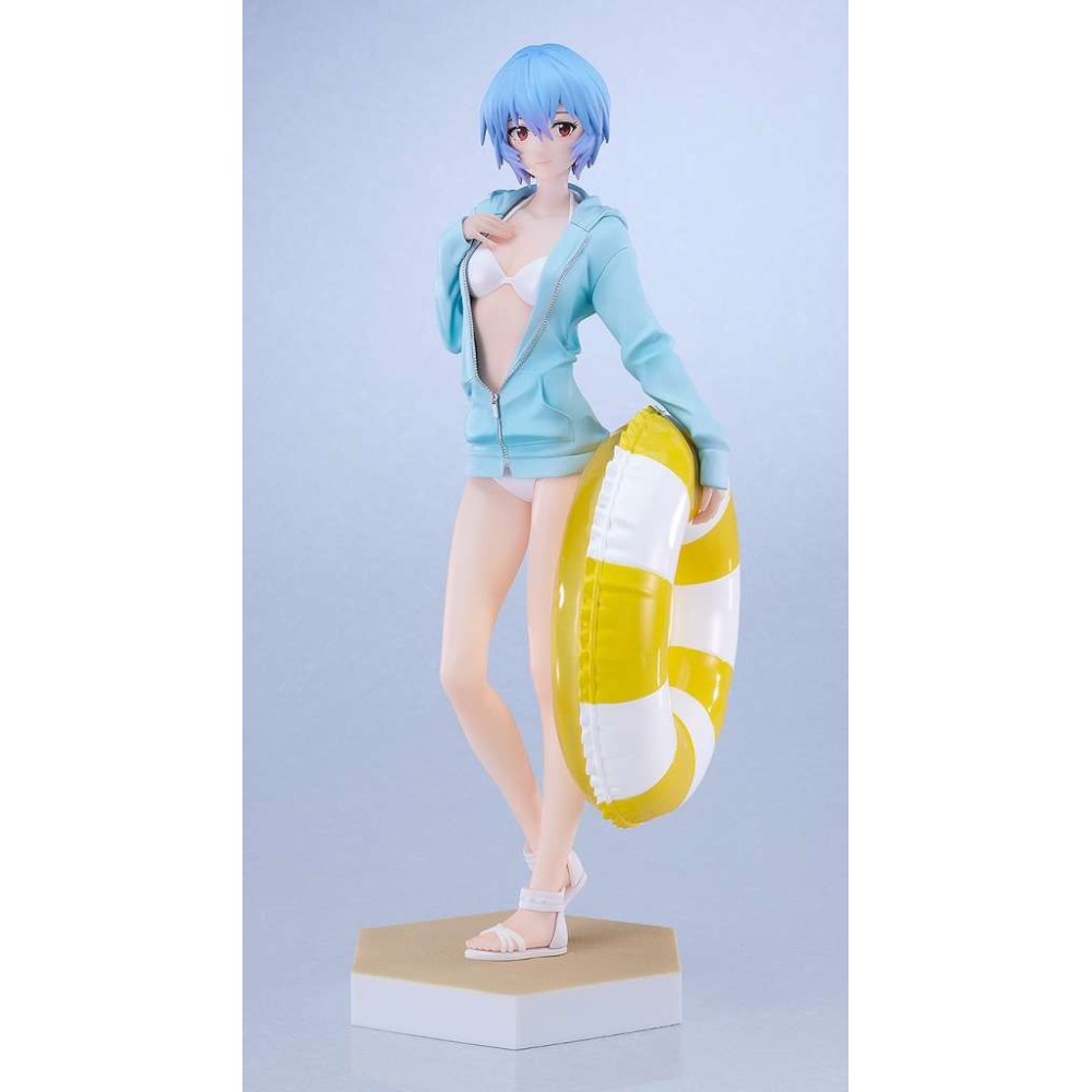 GOOD SMILE COMPANY REBUILD OF EVANGELION REI AYANAMI BEACH QUEENS POP UP PARADE L SIZE STATUE PVC FIGURE