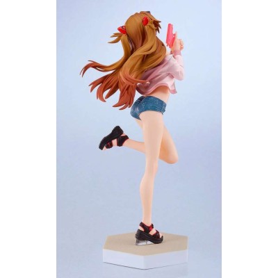 GOOD SMILE COMPANY REBUILD OF EVANGELION ASUKA LANGLEY BEACH QUEENS POP UP PARADE L SIZE STATUE PVC FIGURE