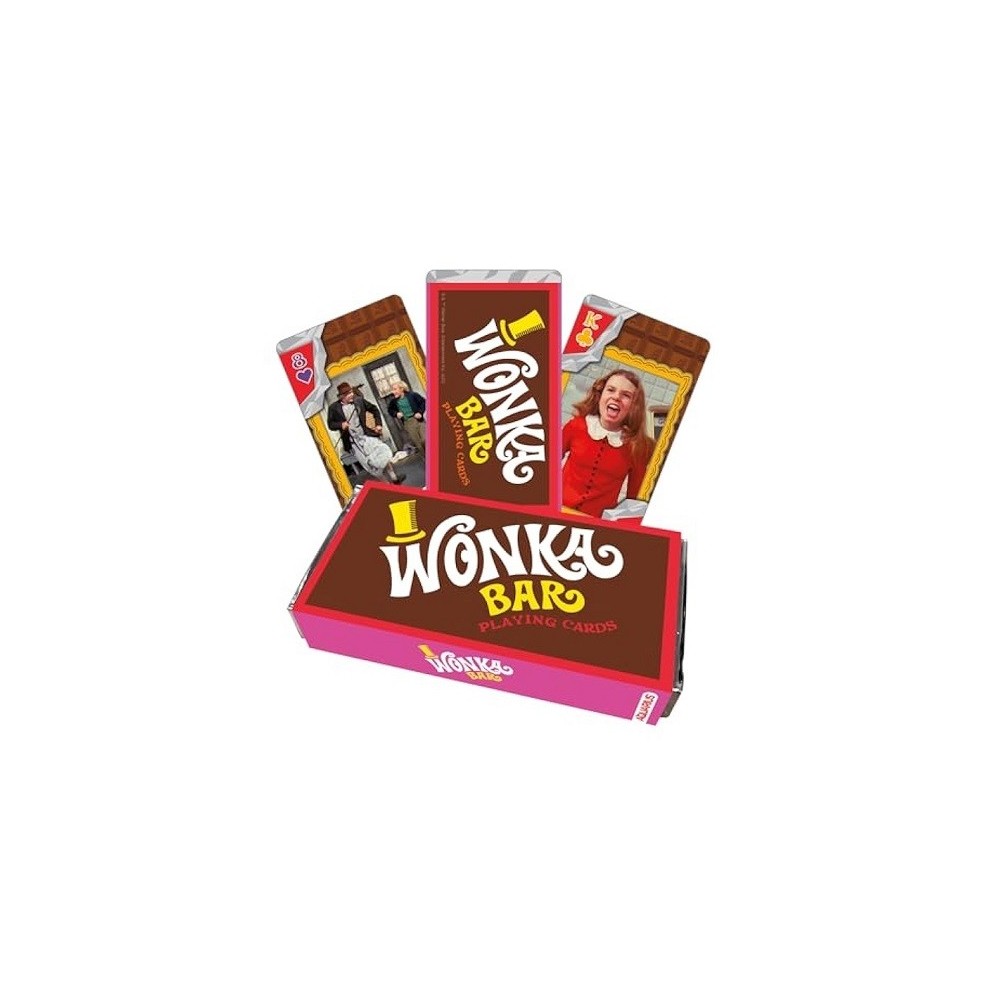 WILLY WONKA BAR PREMIUM PLAYING CARDS MAZZO CARTE DA GIOCO AQUARIUS ENT