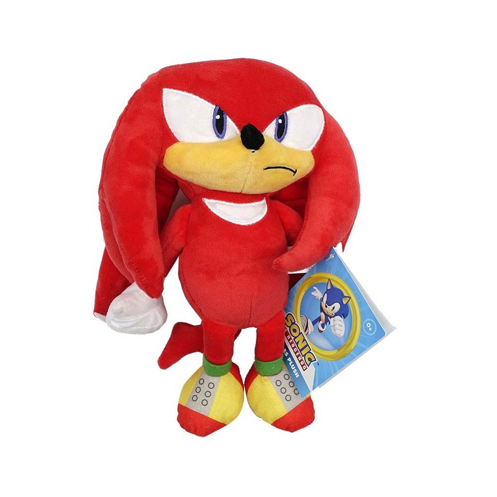 SONIC THE HEDGEHOG KNUCKLES PELUCHE 30CM TOYTOPIC