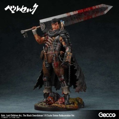 GECCO BERSERK GUTS BLACK SWORDMAN LOST CHILDREN ARC STATUE 1/6 SCALE FIGURE